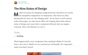 The Nine States of Design