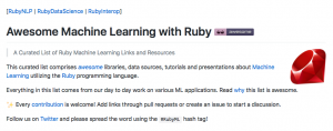 Machine learning sous Ruby
