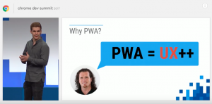 Les PWA avec Wordpress au Chrome Dev Summit